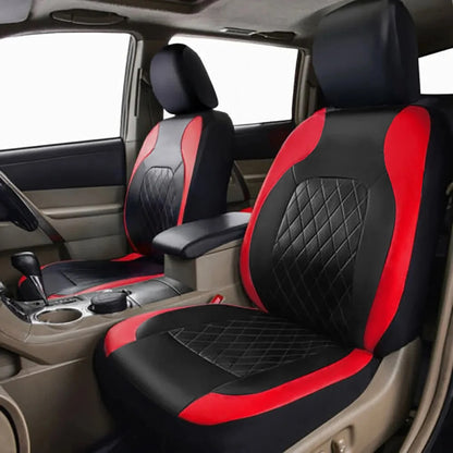 All Season Quited PU Leather Car Seat Cover Full Surrounded Seat Protector Waterproof Universal Fit Sedan Suv Pick-up Truck Seat