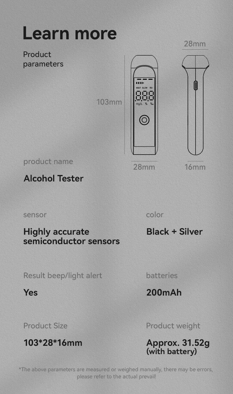 Alcohol tester